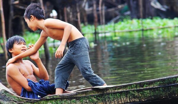 Tonle Sap Lake Children